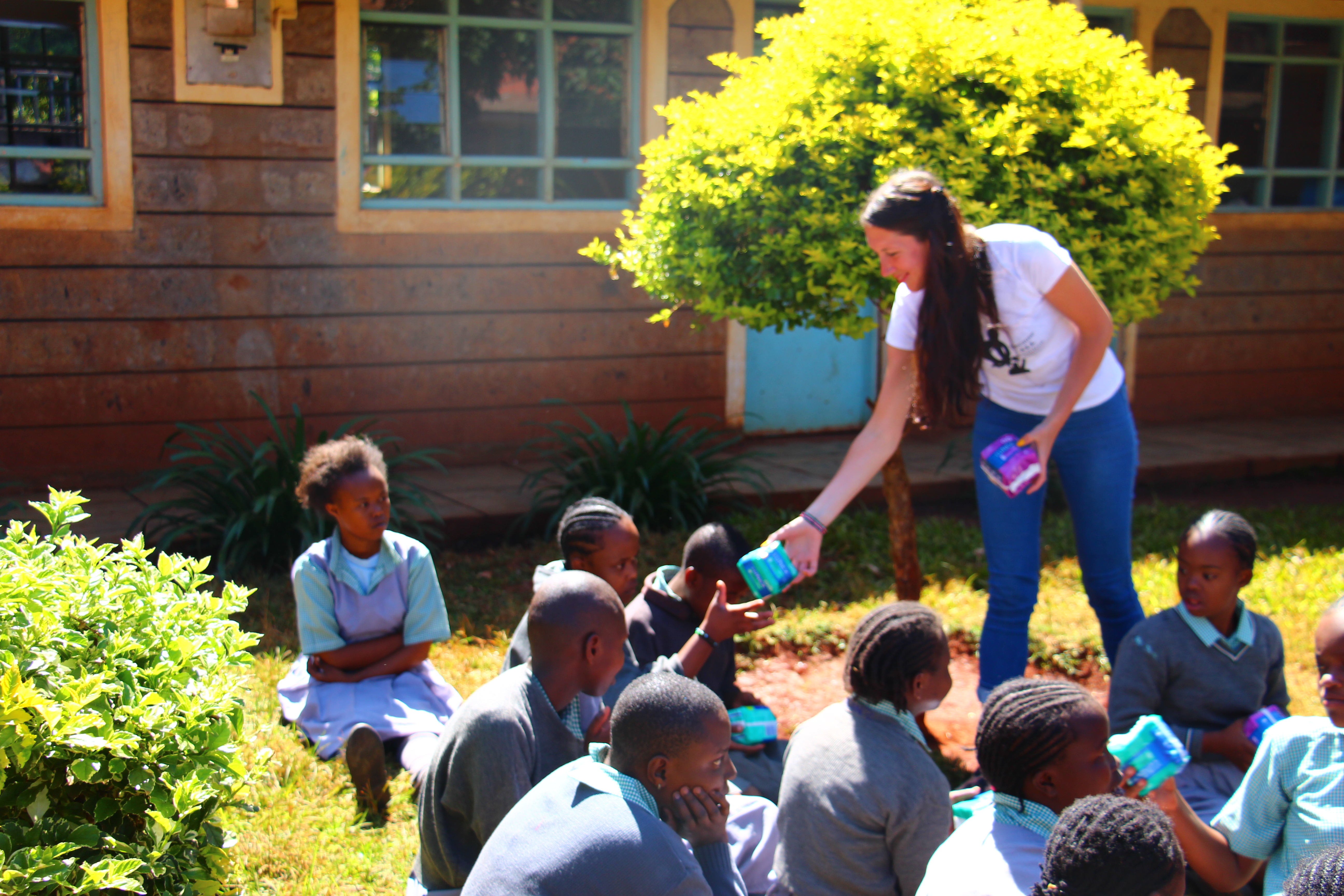 Reusable sanitary pads for girls in Kenya
