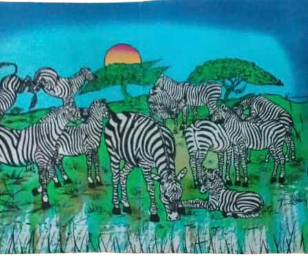 Beautiful Paintings on Fabric - Image 2