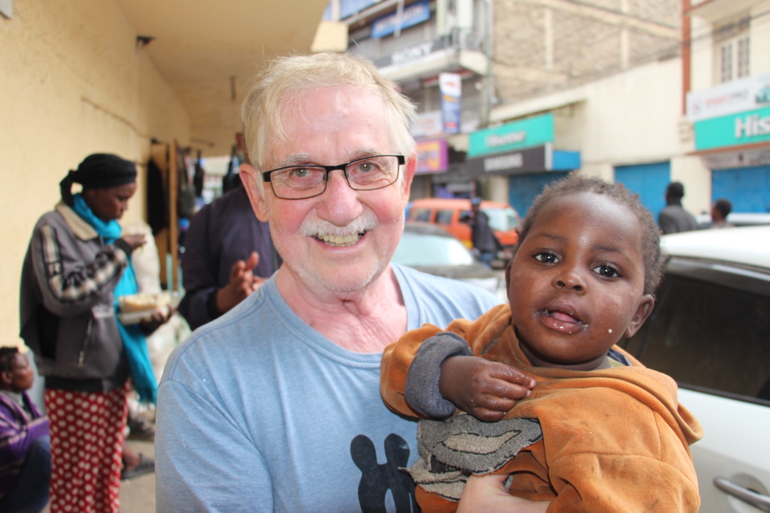 Feeding women and children on the streets of Nairobi